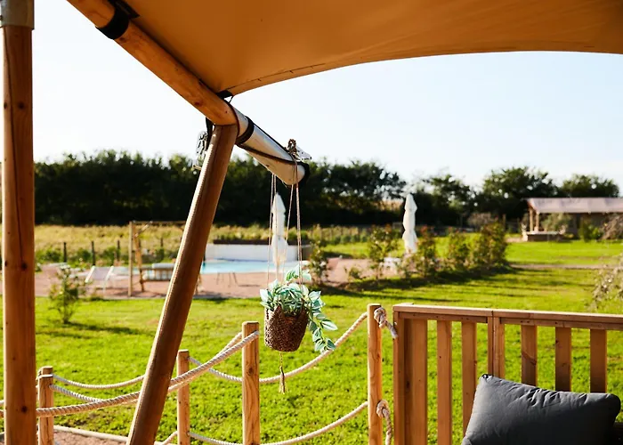 Luxusní stan Calasole Glamping Pescia Romana